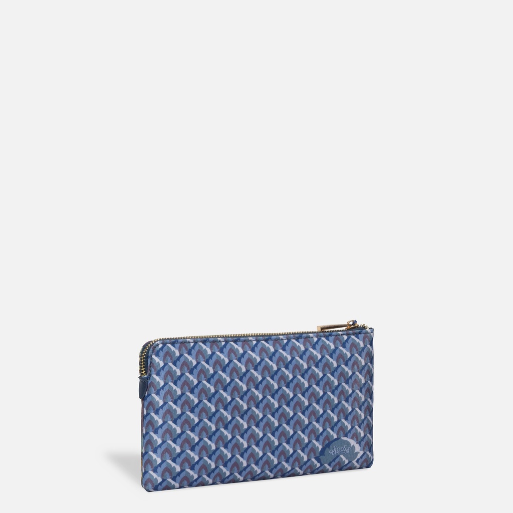 Yu Wadi  Stone Blue Wallet Pouch
