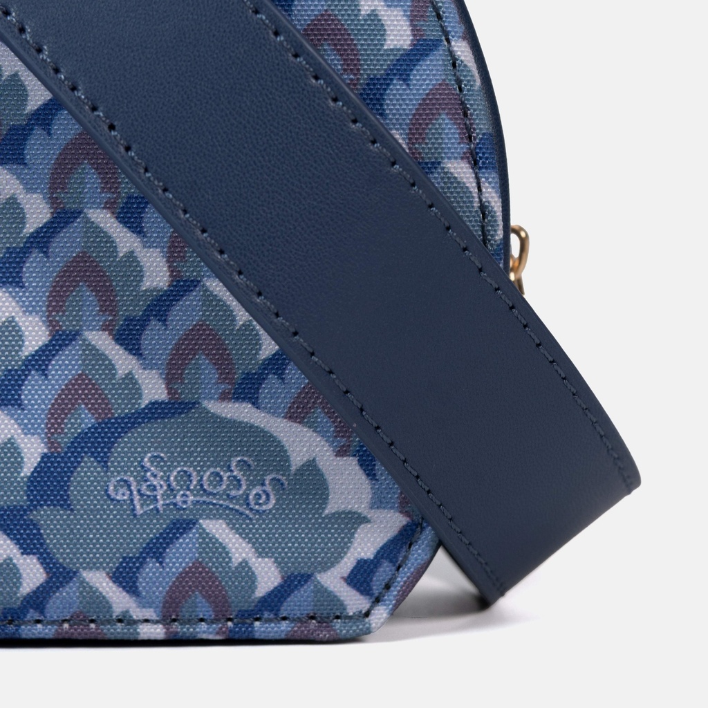 Yu Wadi Stone Blue Round Bag