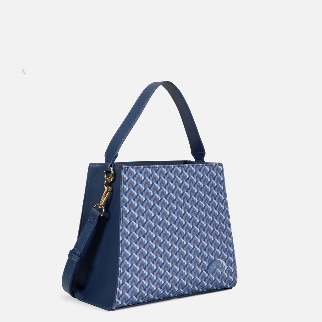 Yu Wadi Stone Blue Mini Shopper Bag