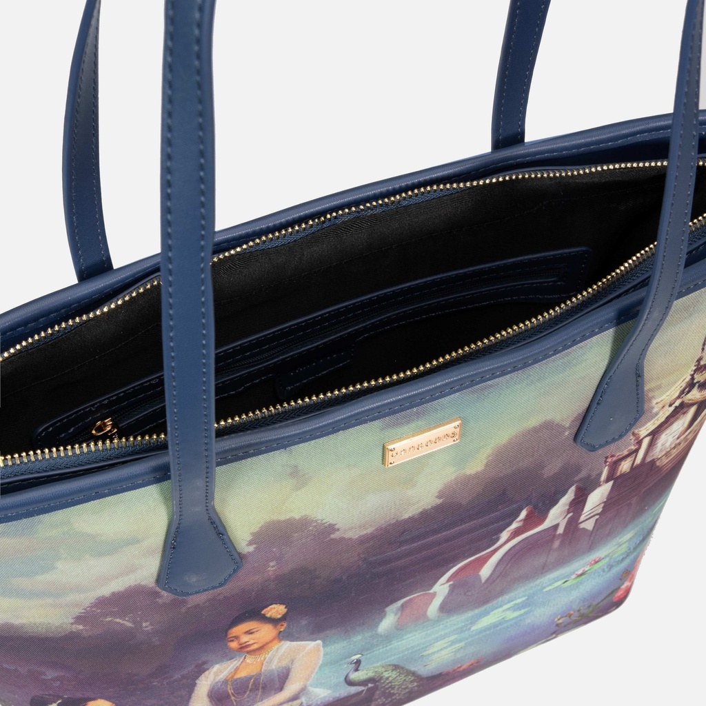 Yu Wadi Stone Blue Shoulder Bag