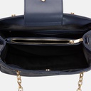Myat Lay Ngone Midnight Blue Chain Tote Bag