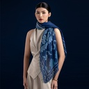 Khat Nwe Stone Blue Scarf