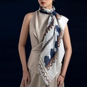Khat Nwe Vibrant Ivory Scarf