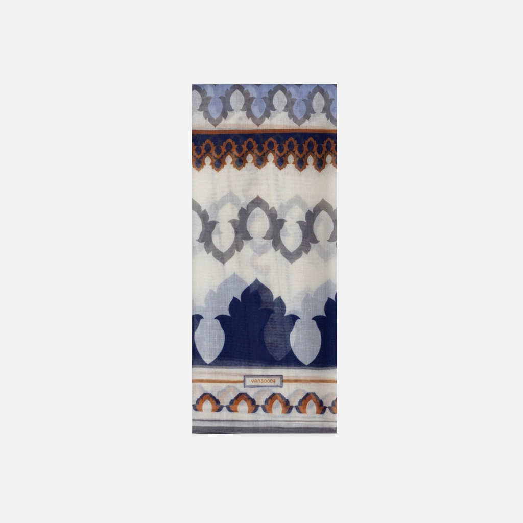 Khat Nwe Vibrant Ivory Scarf