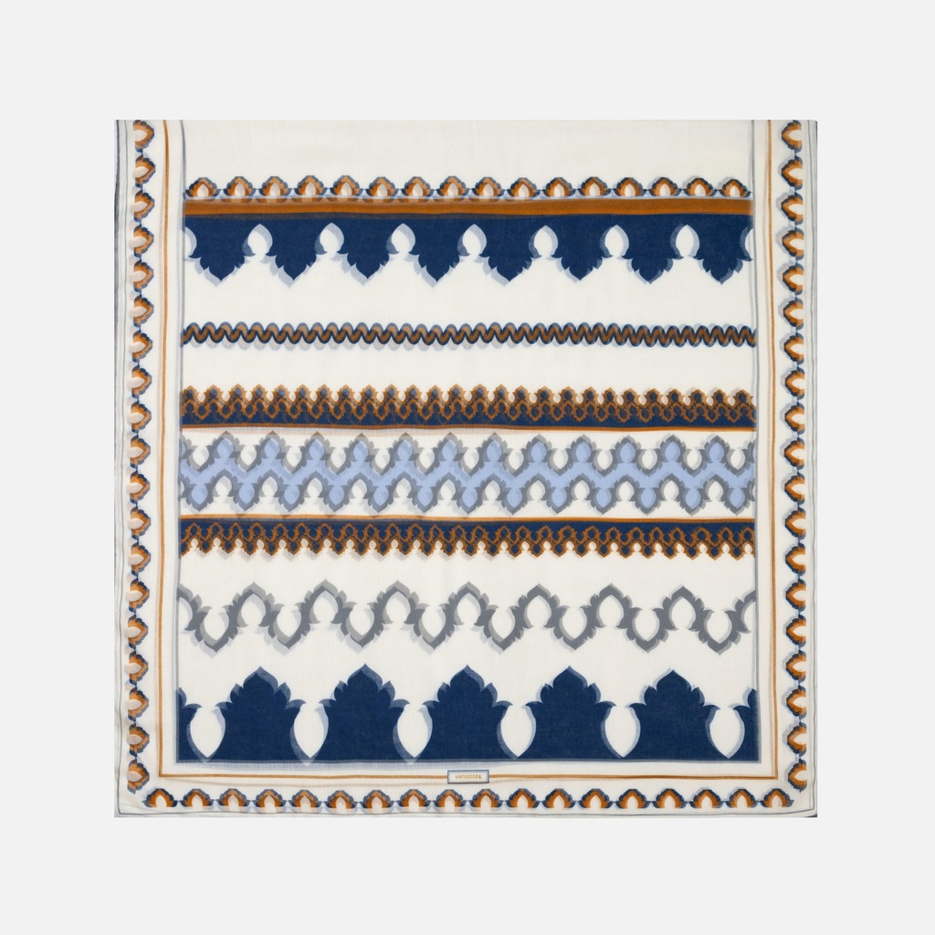 Khat Nwe Vibrant Ivory Scarf
