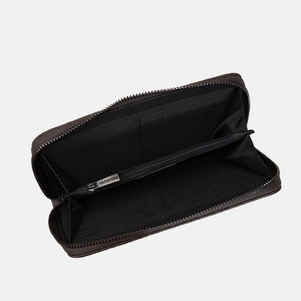 Myat Lay Maung Coffee Bean Zip Around Wallet