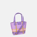 Picnic Lilac Basket Hand Bag