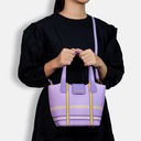 Picnic Lilac Basket Hand Bag