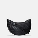 Myat Lay Maung Black Arc Crossbody Bag