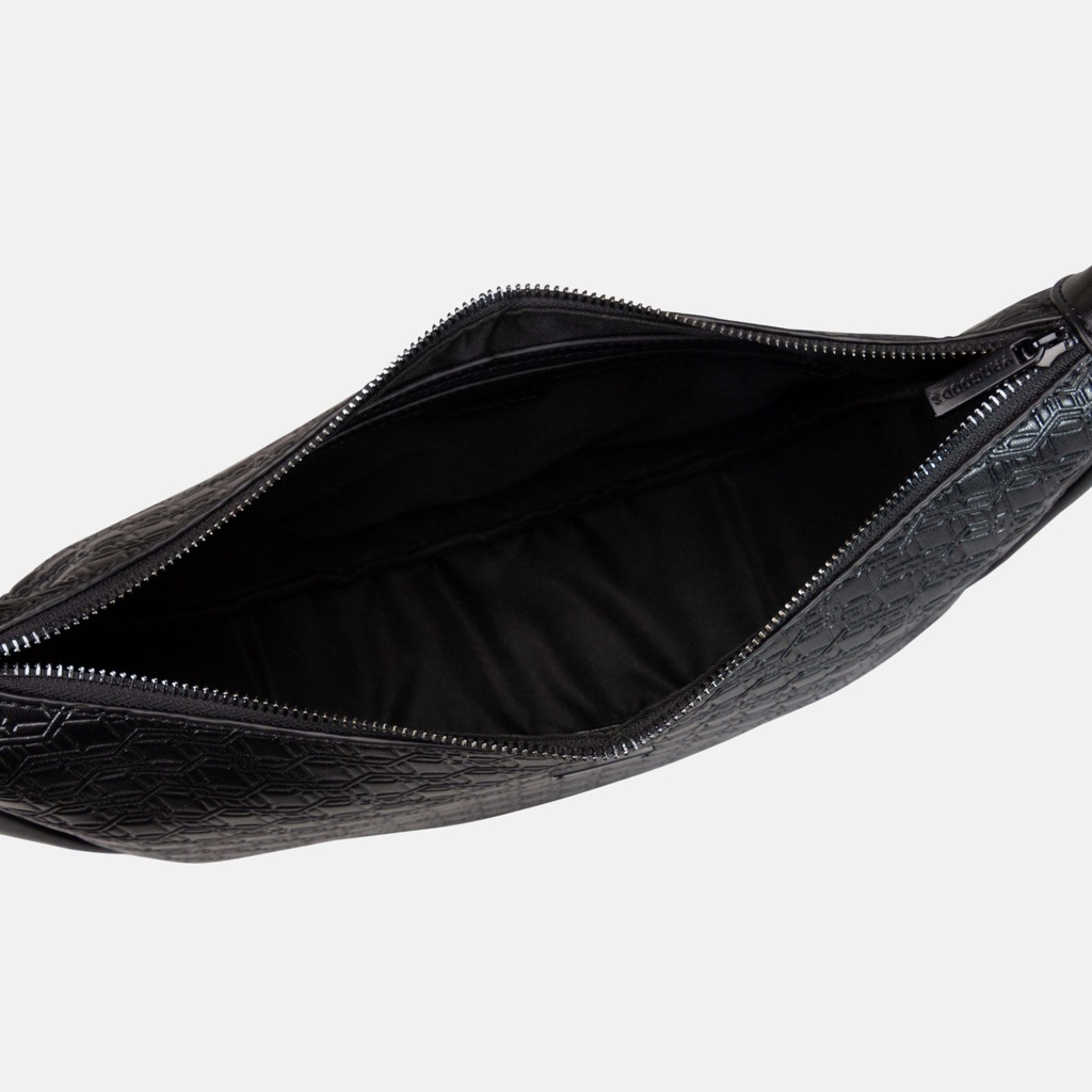 Myat Lay Maung Black Arc Crossbody Bag