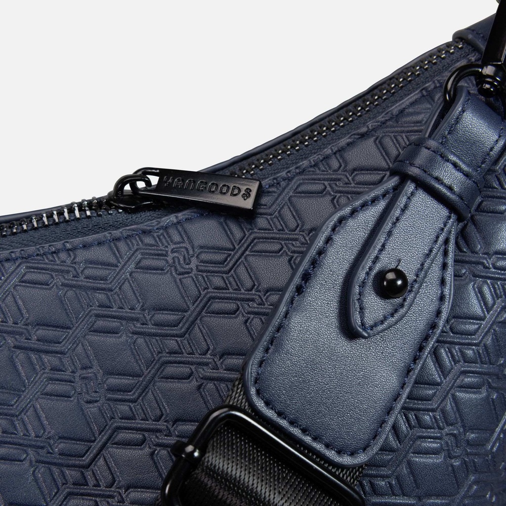 Myat Lay Maung Midnight Blue Arc Crossbody Bag