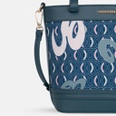 AKKHAYAR Teal Basket Hand Bag