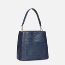 Myat Lay Ngone Midnight Blue Bucket Bag