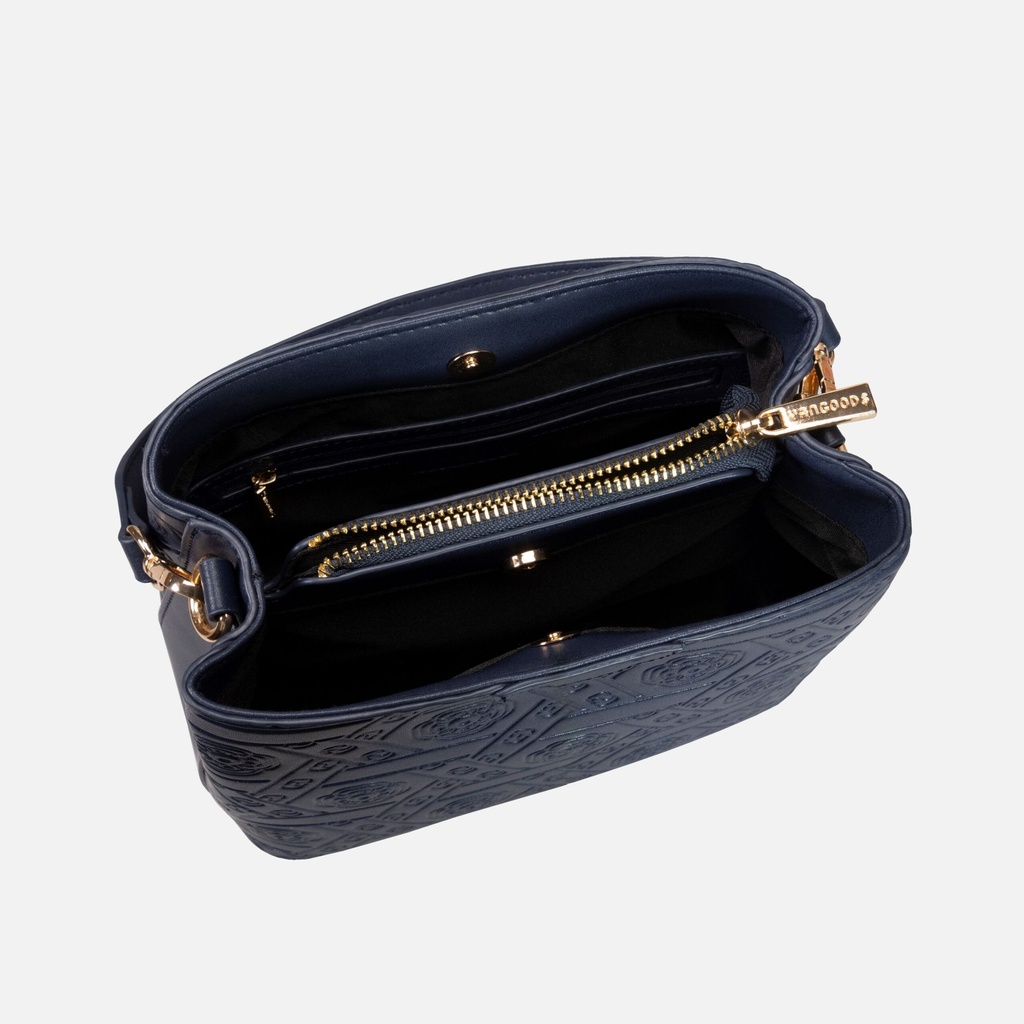 Myat Lay Ngone Midnight Blue Bucket Bag