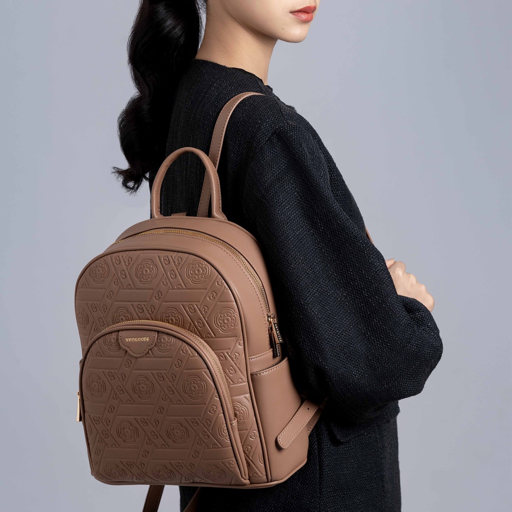 Myat Lay Ngone Mocha Backpack Bag