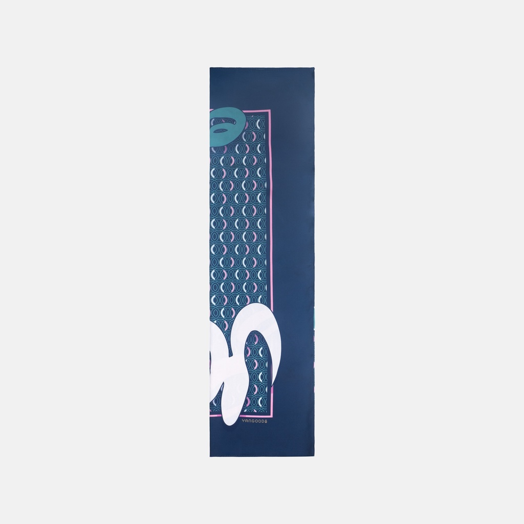 AKKHAYAR Teal Square Scarf