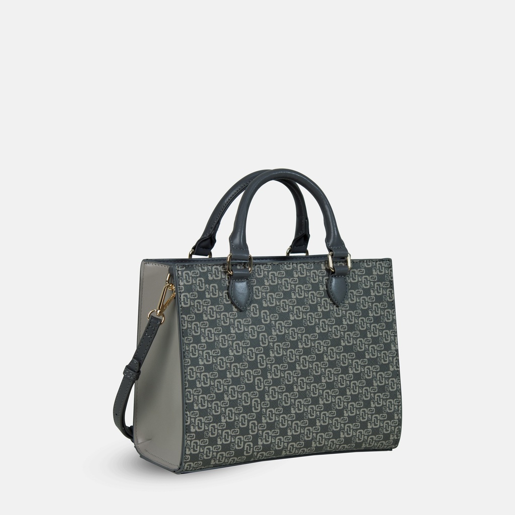 2025 Thinkayta Women Gray Midi Tote Bag
