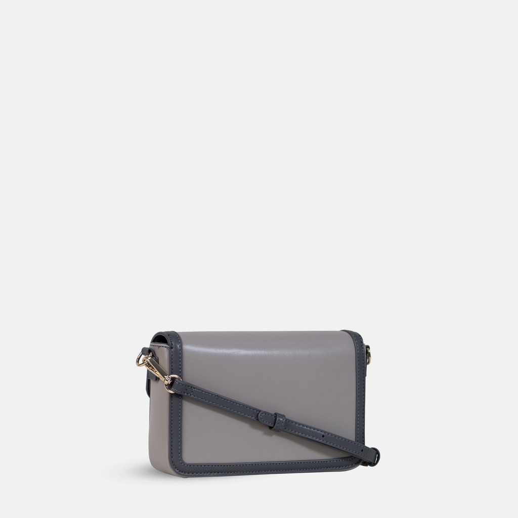 2025 Thinkayta Women Gray Rectangle Flap Bag