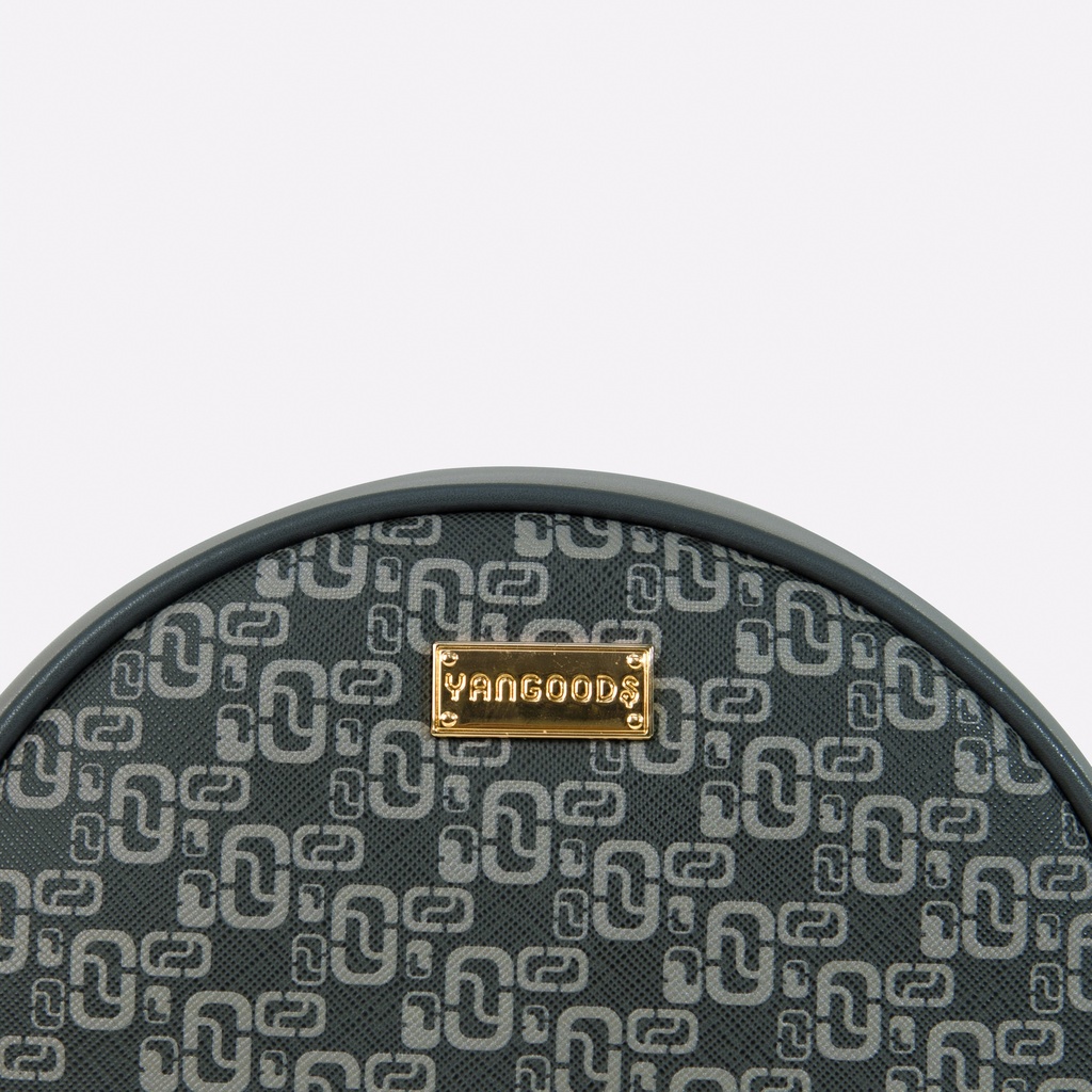 2025 Thinkayta Women Gray Round Cross Bag