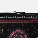 Naga Black Midi Clutch