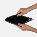 Naga Black Midi Clutch