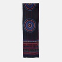 Naga Black Rectangular Scarf