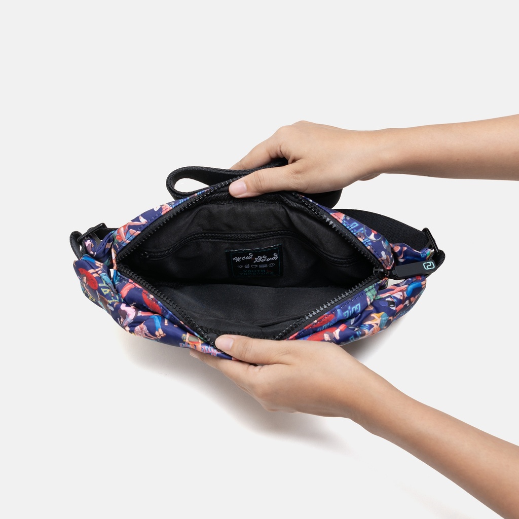 Youth Deep Blue Belt Bag