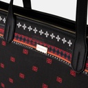 Naga Black Beach Tote Bag