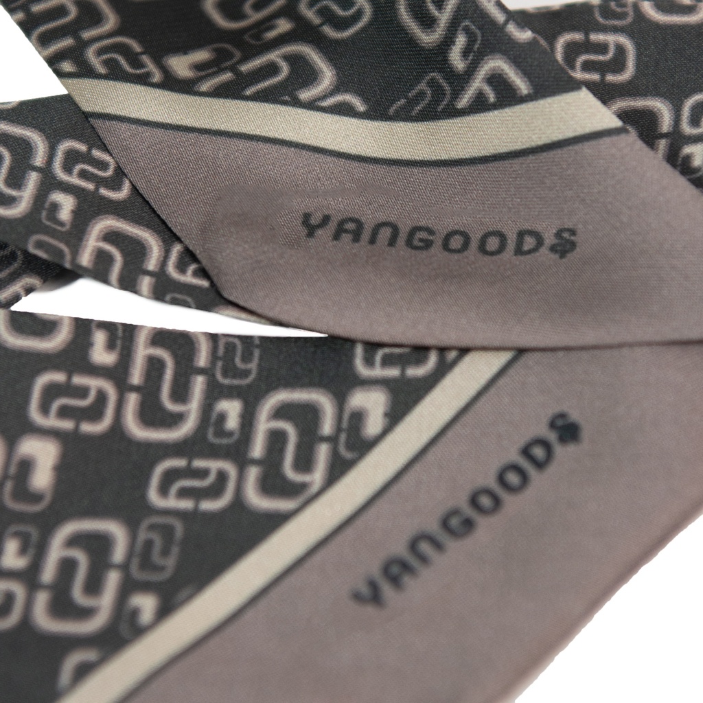 2025 Thinkayta Gray Slim Scarf