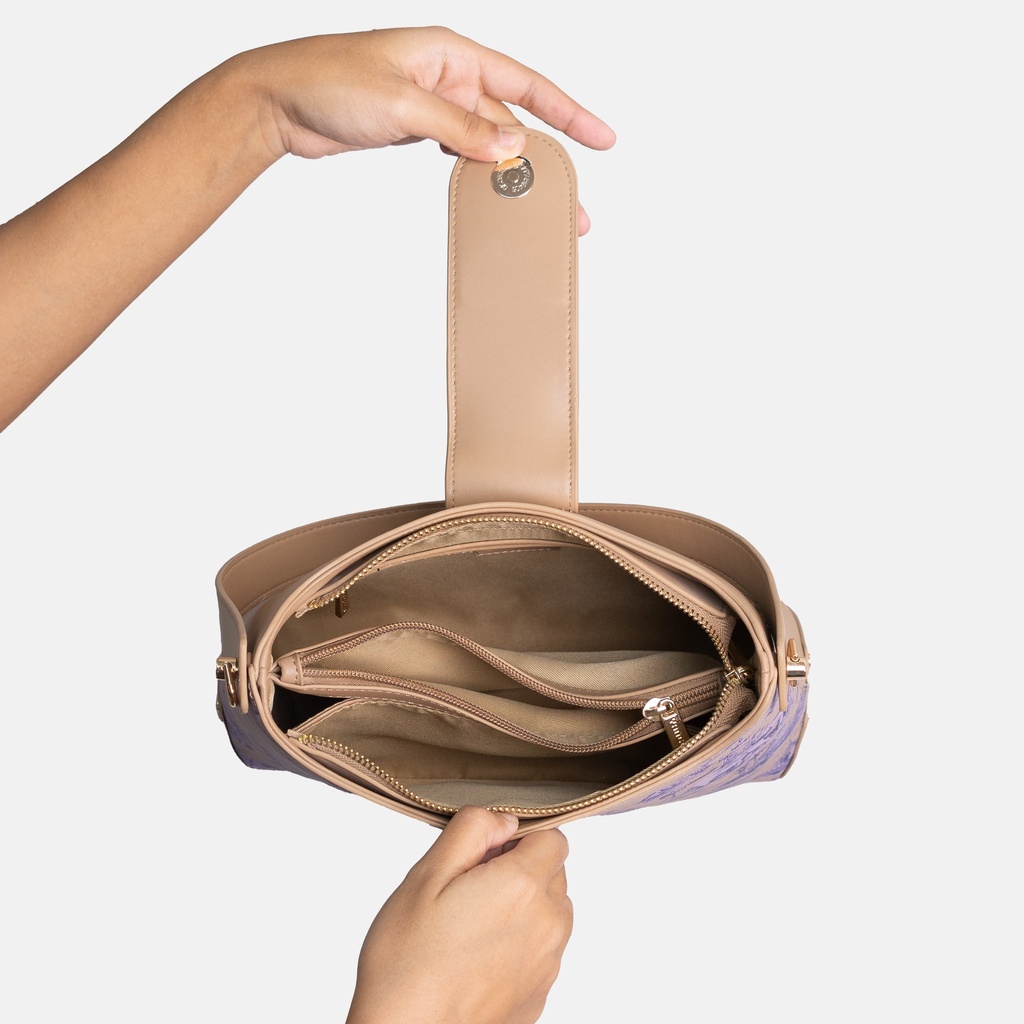 Dannarri Beige Hobo Bag