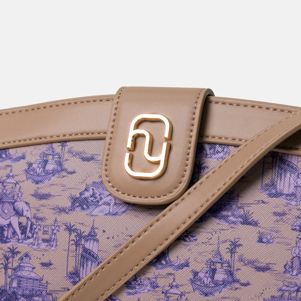 Dannarri Beige Clutch Crossbody