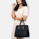 Dannari Onyx Elongated Handle Tote