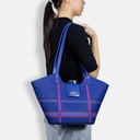 Picnic Navy Basket Shoulder Bag