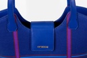 Picnic Navy Basket Shoulder Bag