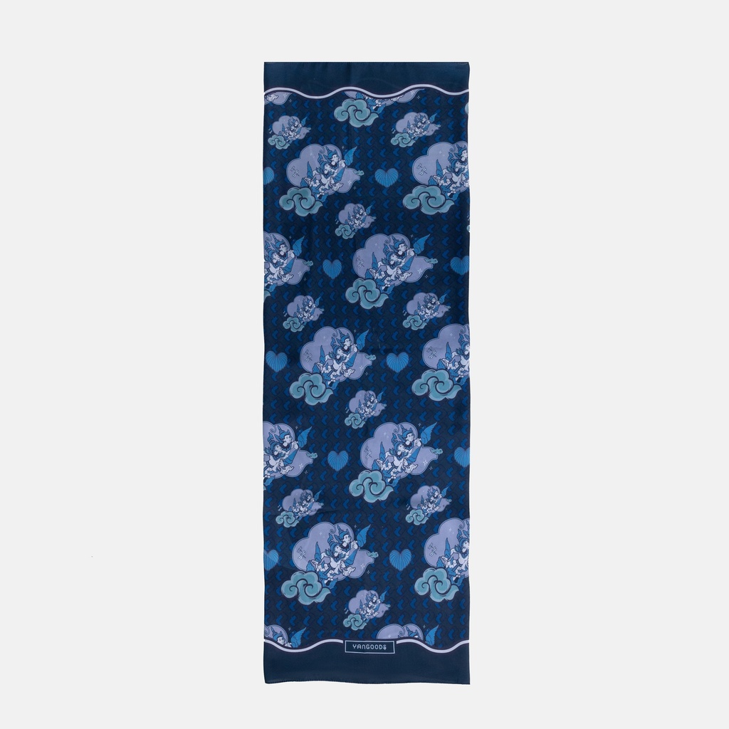 Swal Taw Navy Square Scarf