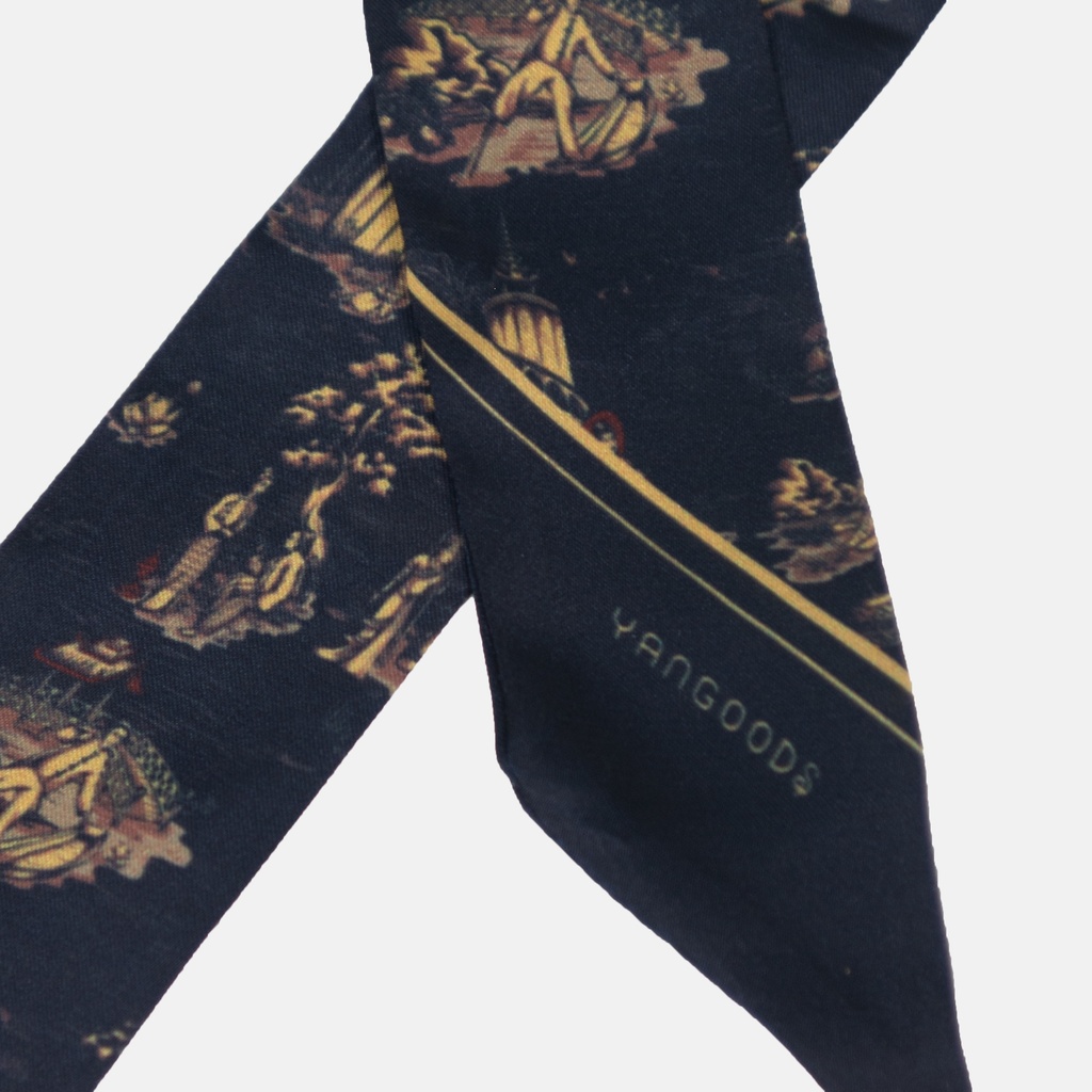 Dannari Onyx Slim Scarf