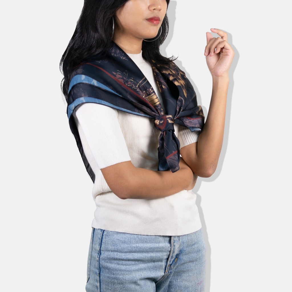 Dannari Onyx Rectangular Scarf