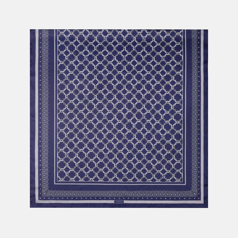 Htarwara Blue Rectangular Scarf