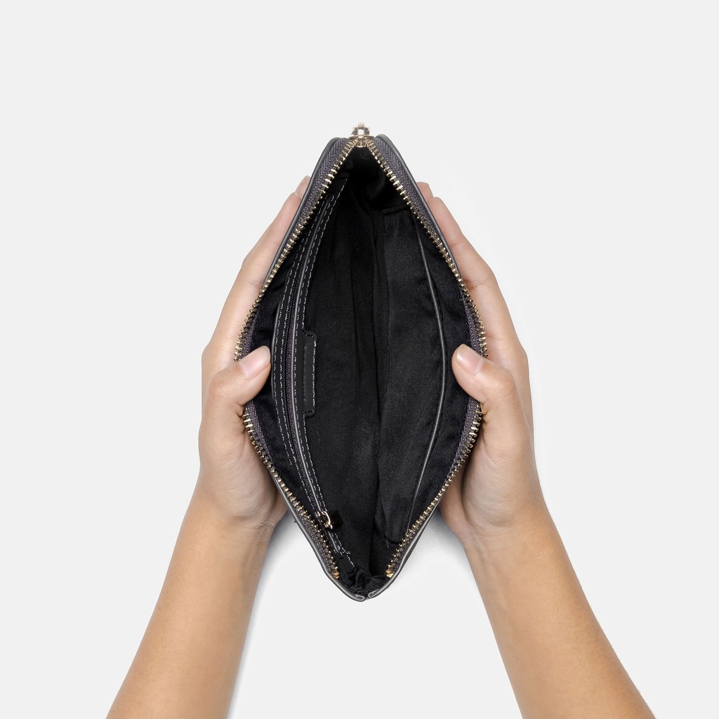 Thinkayta Women Gray Wallet Pouch