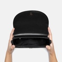 Thinkayta Women Black Crossbody Bag