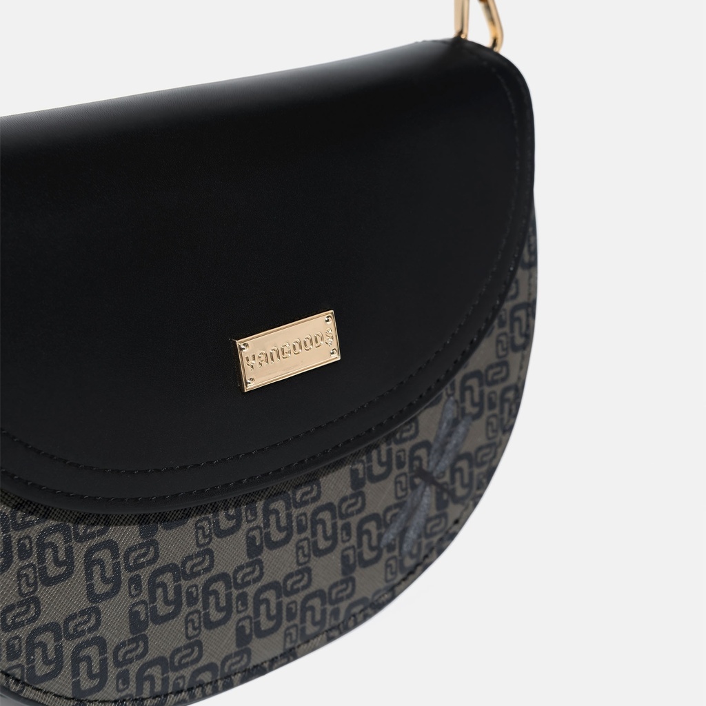 Thinkayta Women Black Crossbody Bag