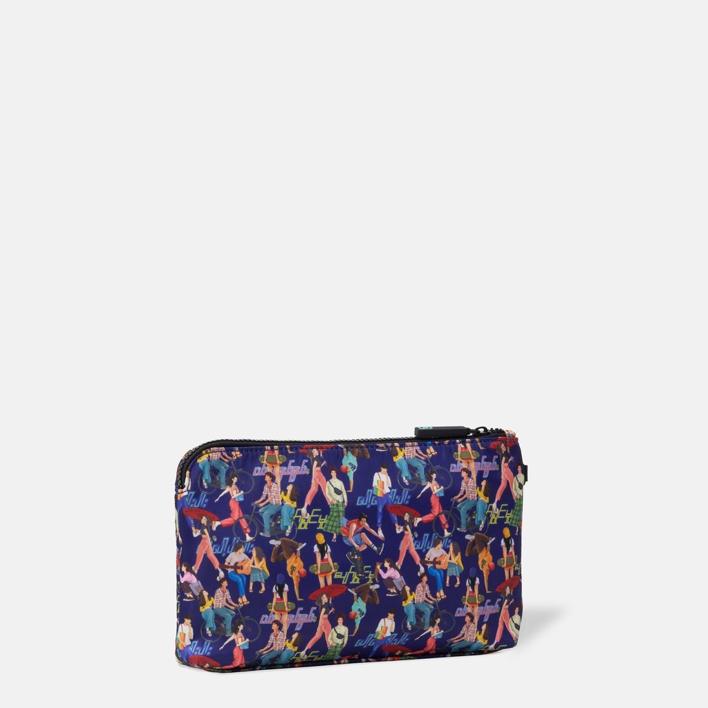 Youth Deep Blue Midi Clutch