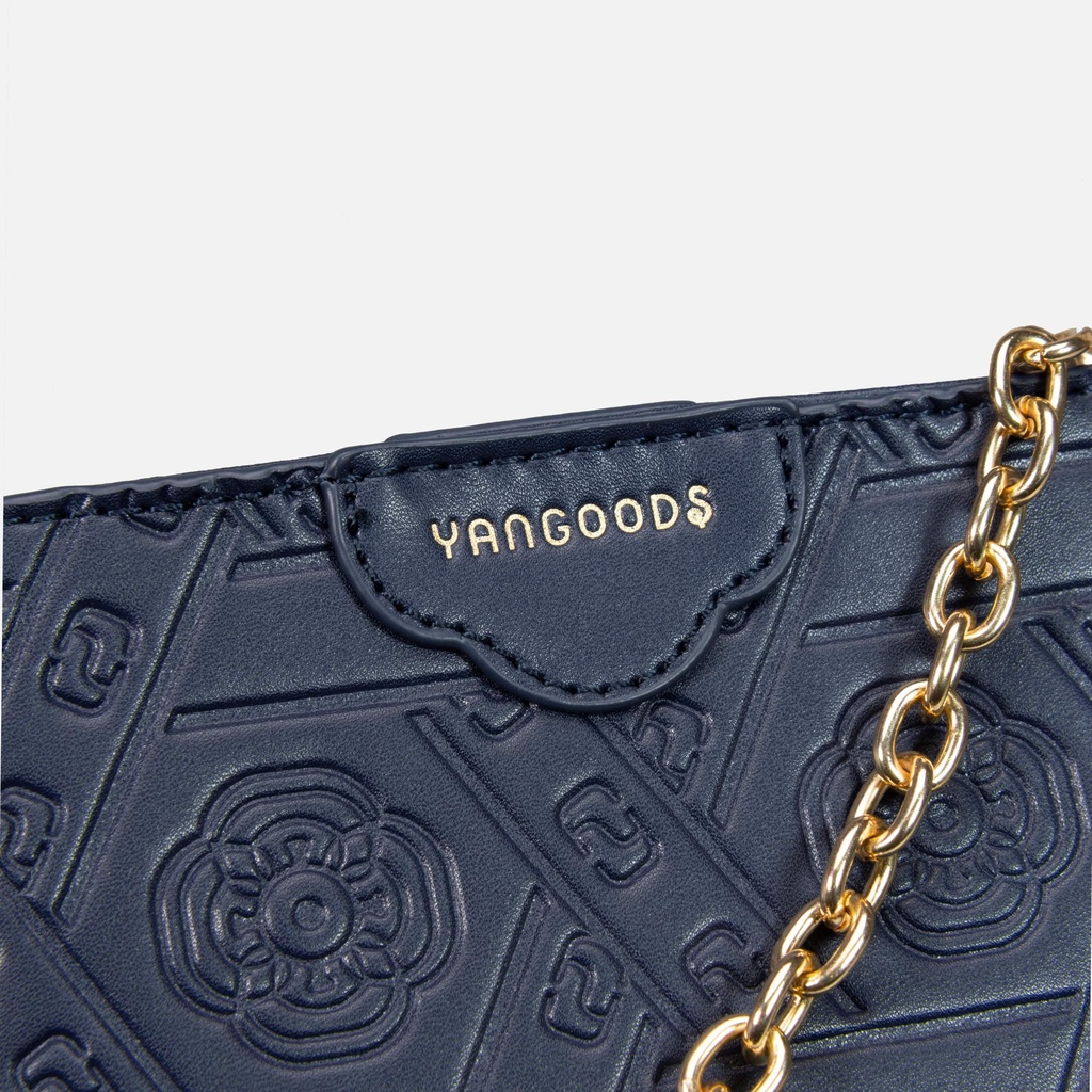 Myat Lay Ngone Midnight Blue Mini Bucket Bag