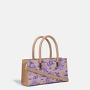 Dannari Beige Mini Elongated Handle Tote