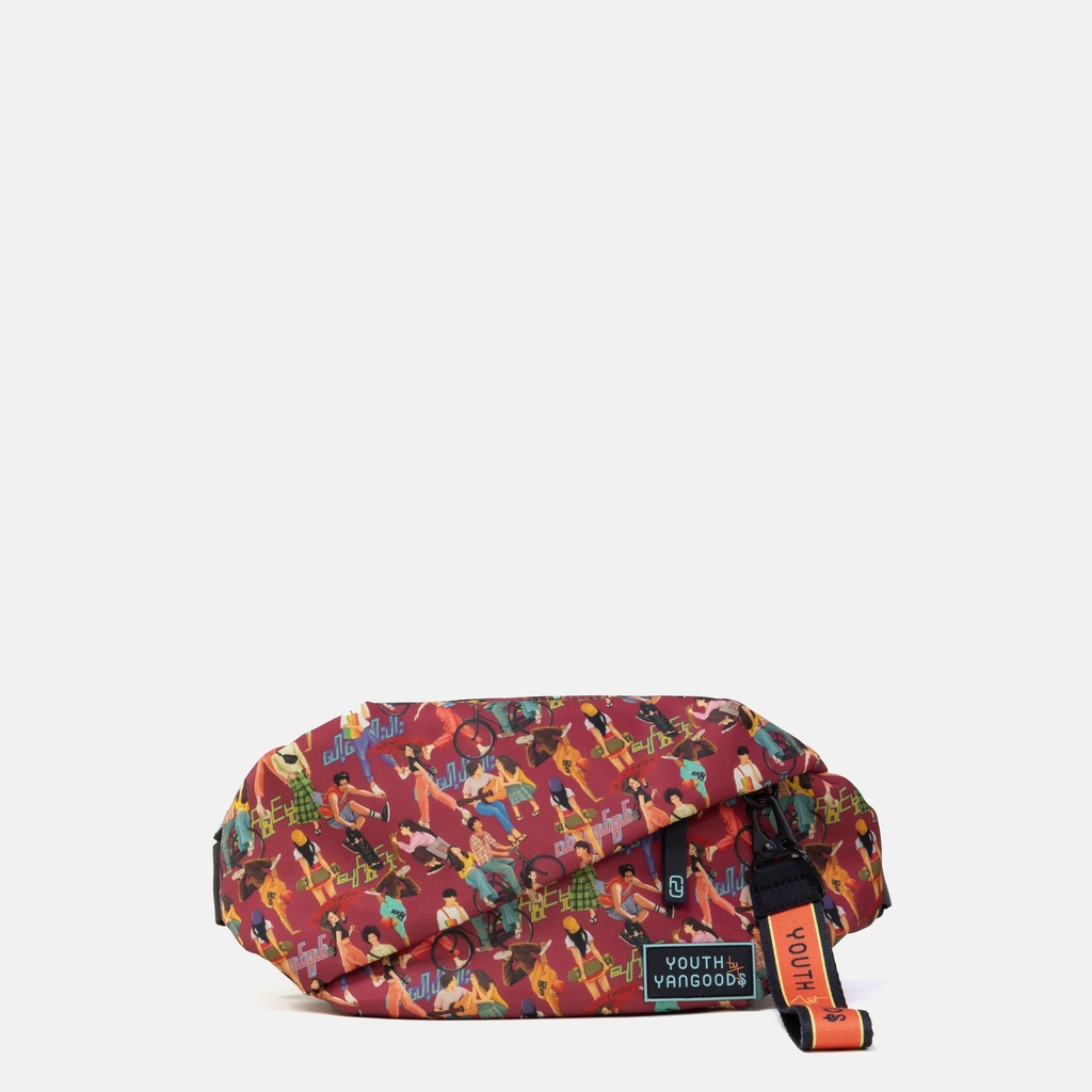 Youth Deep Red Belt Bag