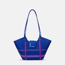 Picnic Navy Basket Shoulder Bag