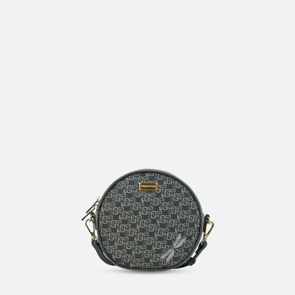 2025 Thinkayta Women Gray Round Cross Bag