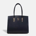 Dannari Onyx Elongated Handle Tote