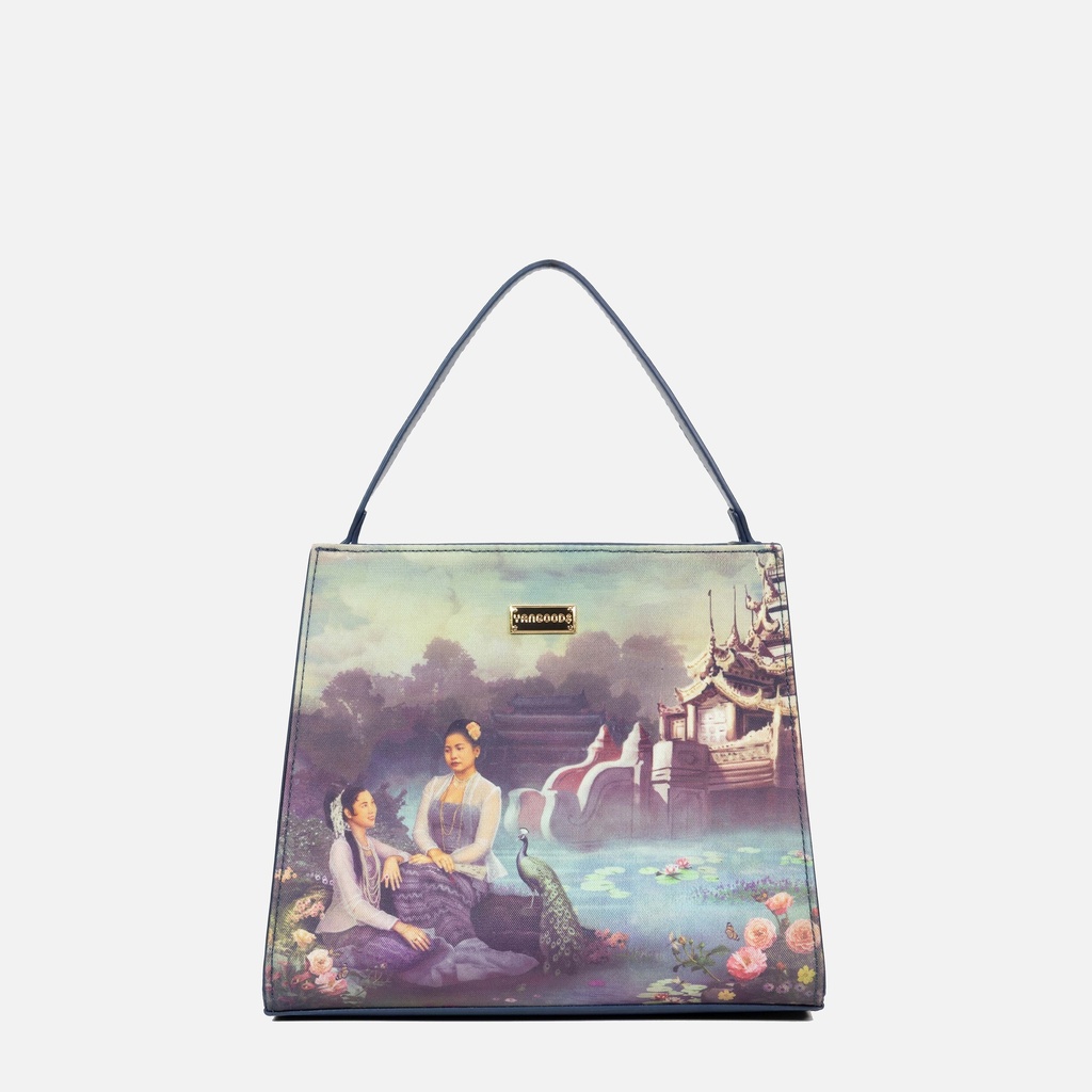 Yu Wadi Stone Blue Mini Shopper Bag