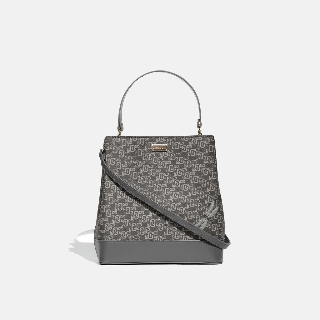 Thinkayta Women Gray Bucket Bag